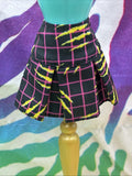 Monster High G3 Toralei Stripe Core Doll Clothes Plaid Pleated Skirt Only