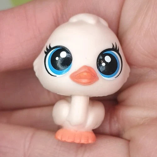 Littlest Pet Shop LPS Ducky Canard Cream Duck #291 Mini Figure