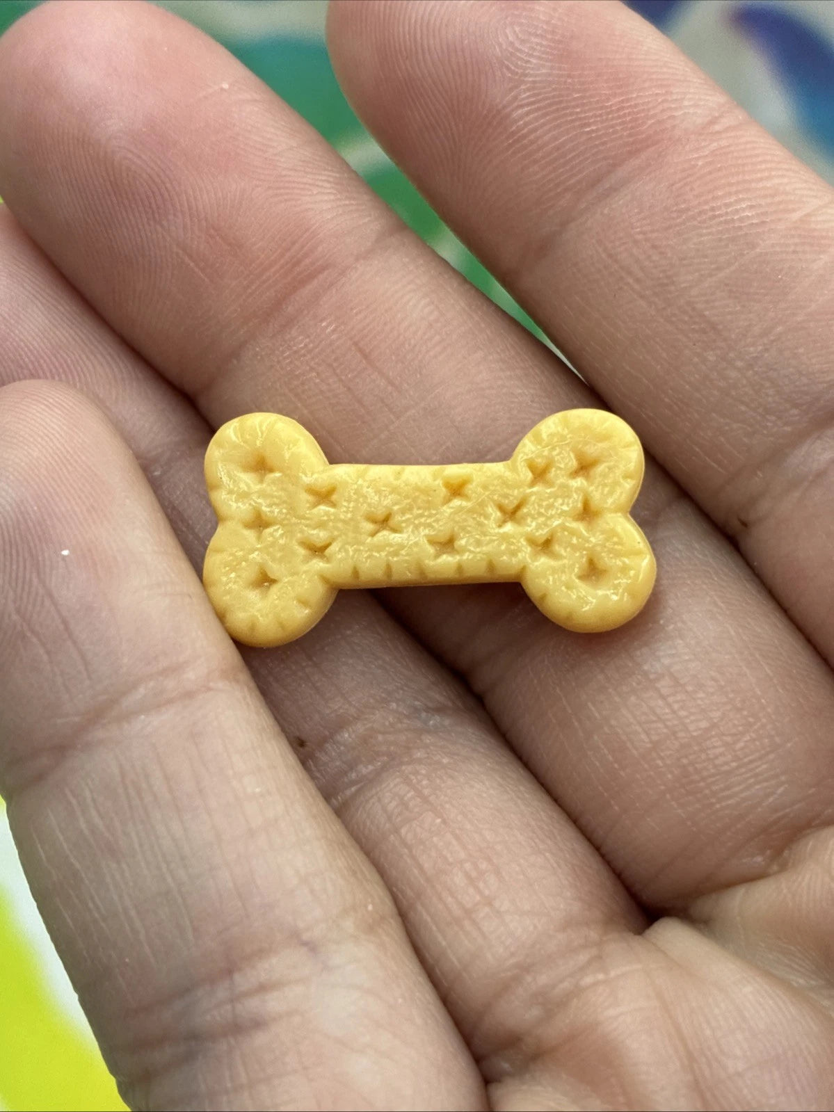 LPS Littlest Pet Shop Accessories Tan Dog Bone Biscuit Treat