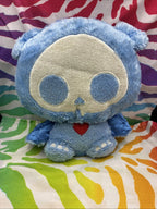 Skelanimals Diego The Bat Light Blue Glow In The Dark Plush Rare HTF