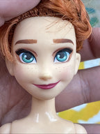 Disney Frozen Anna Doll Molded Tan Stockings 2018 Hasbro Nude