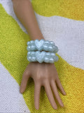 Monster High G3 Catty Noir Hauntlywood Mysteries Doll Silver Bracelets Only