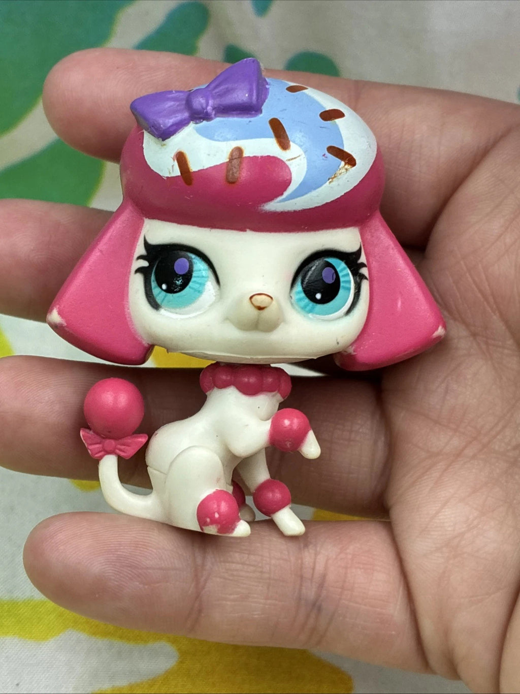 LPS Littlest Pet Shop Stylin Sweeties Poodle Dog #3020 Figure