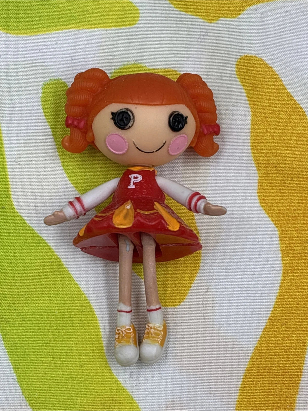 Lalaloopsy Mini Peppy Pom Poms 3” Cheerleader Doll Only