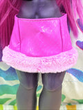 Monster High G3 Catty Noir Hauntlywood Mysteries Doll Pink Skirt Faux Fur Only