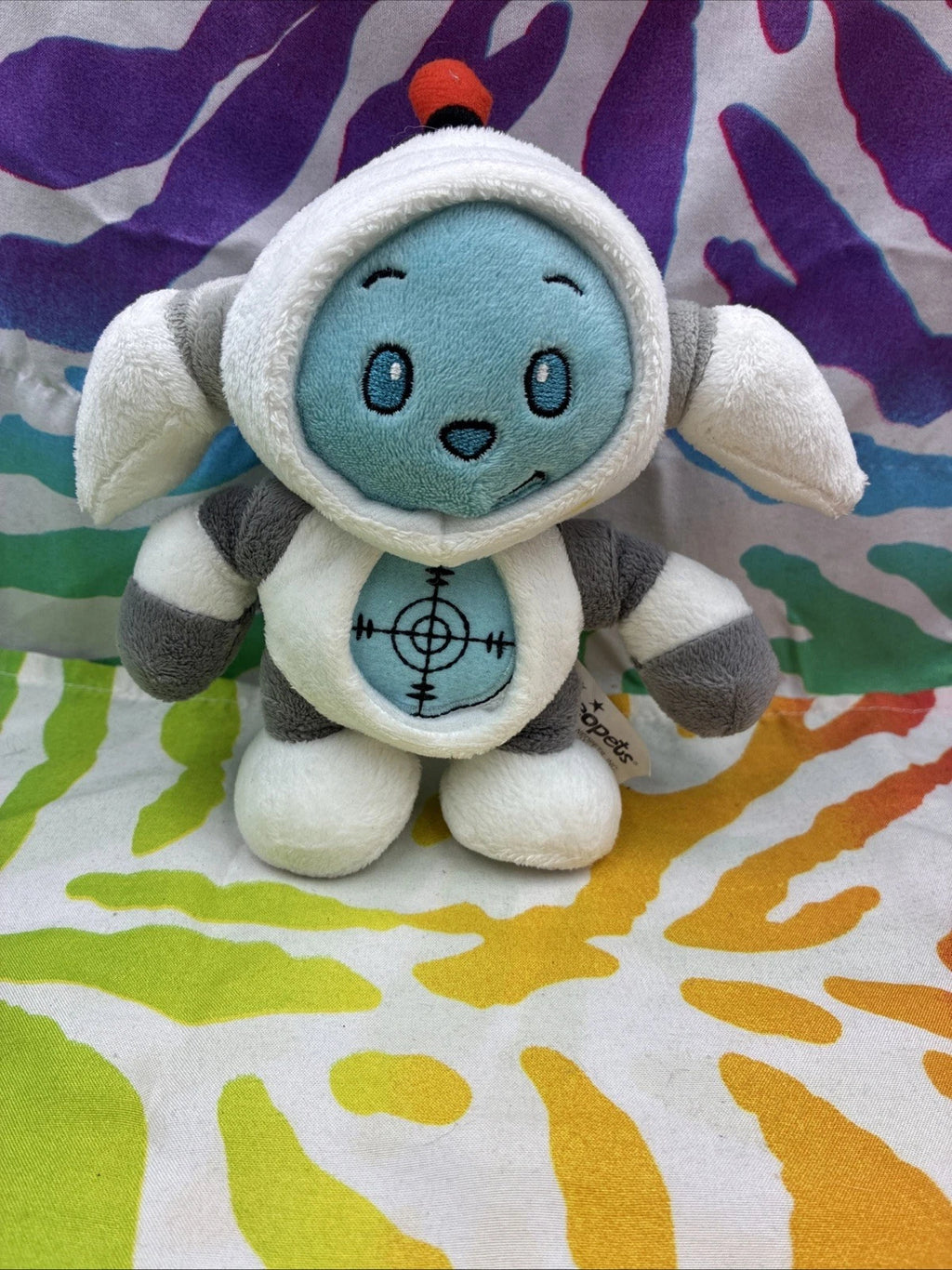 Neopets Series 3 2008 Robot Kacheek Plush No Code JAKKS Pacific