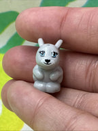 Lego Friends Light Bluish Gray Bunny Rabbit Figure 98387pb02