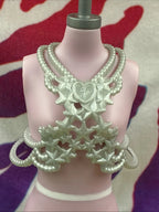 Monster High G3 Catty Noir Hauntlywood Mysteries Doll Silver Chestpiece Only