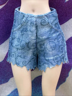 Monster High G3 Venus McFlytrap Core Doll Clothes Blue Shorts Only