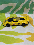 Hot Wheels 2020 Corvette C8.R Yellow Diecast Car Loose GRX31