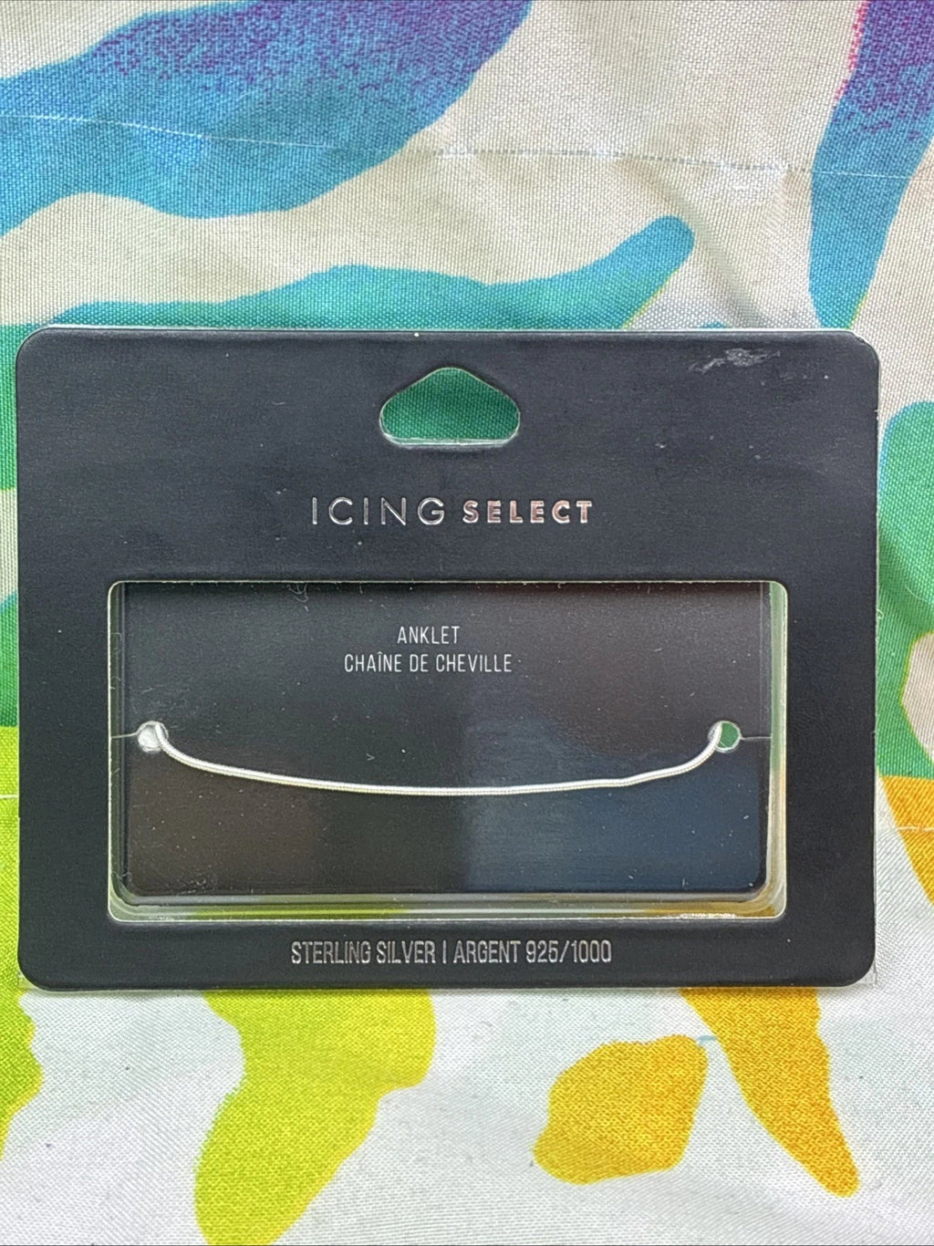 Icing Select Sterling Silver Snake Chain Anklet NIB