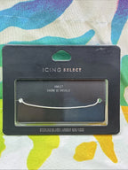 Icing Select Sterling Silver Snake Chain Anklet NIB