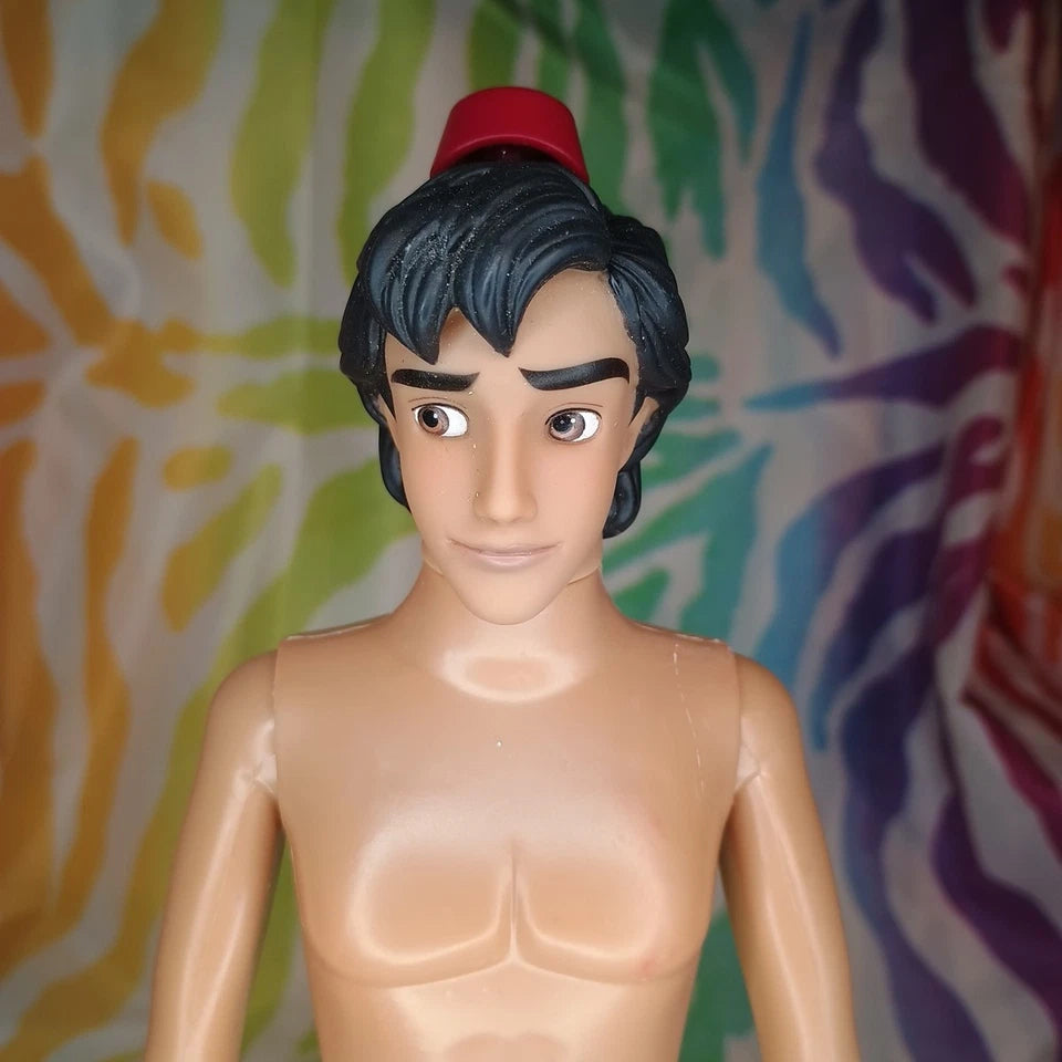 Disney Store Exclusive Classic Aladdin Doll Articulated Arms Nude
