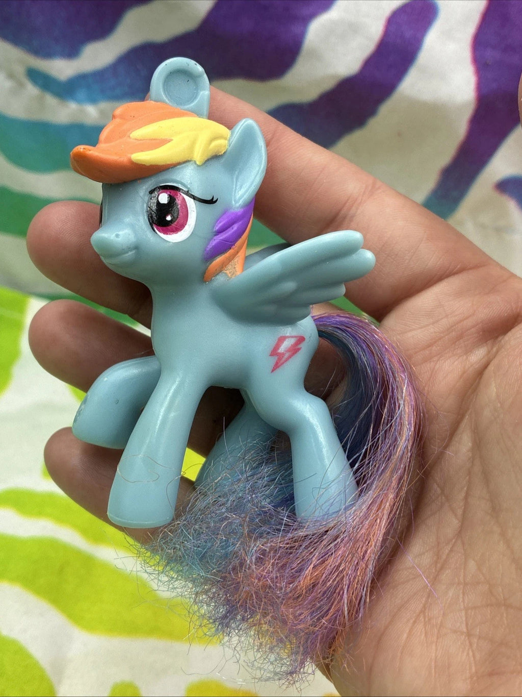 McDonald’s My Little Pony Rainbow Dash Happy Meal Toy 2012 No Clip
