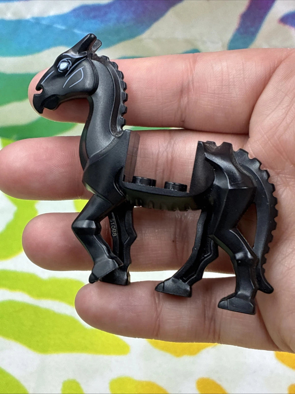 Lego Harry Potter Black Skeleton Horse Thestral Figure No Wings Bb1296pb01