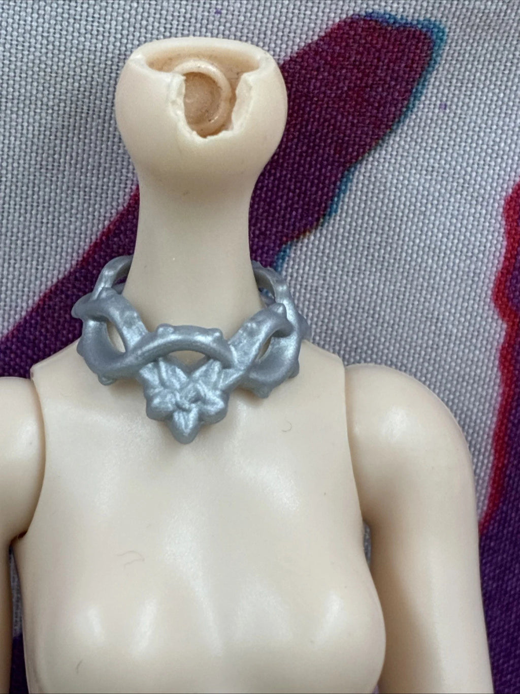 Monster High G3 Venus McFlytrap Core Doll Jewelry Silver Vine Necklace Only
