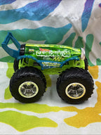 Hot Wheels Monster Truck Carbonator XXLime 2022 Green & Blue Loose