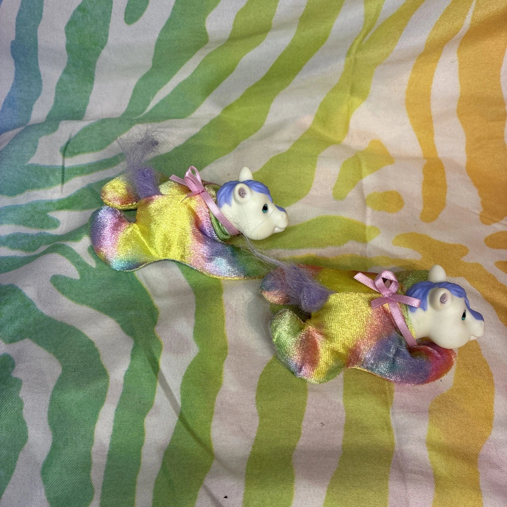 Unicorn Baby Surprise Skyla Mother W/ 2 Babies Pastel Tie Dye Plush
