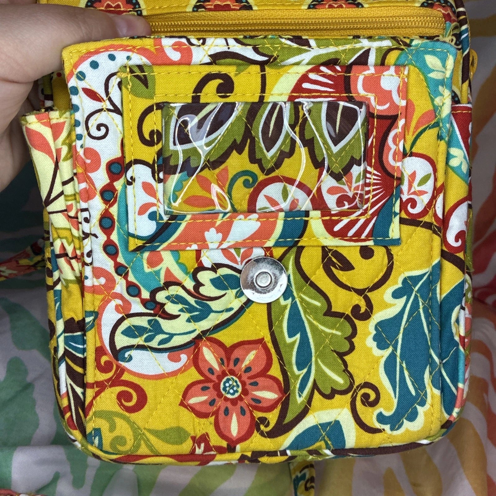 Vera Bradley Floral Paisley Provencal Mini Hipster Crossbody Bag