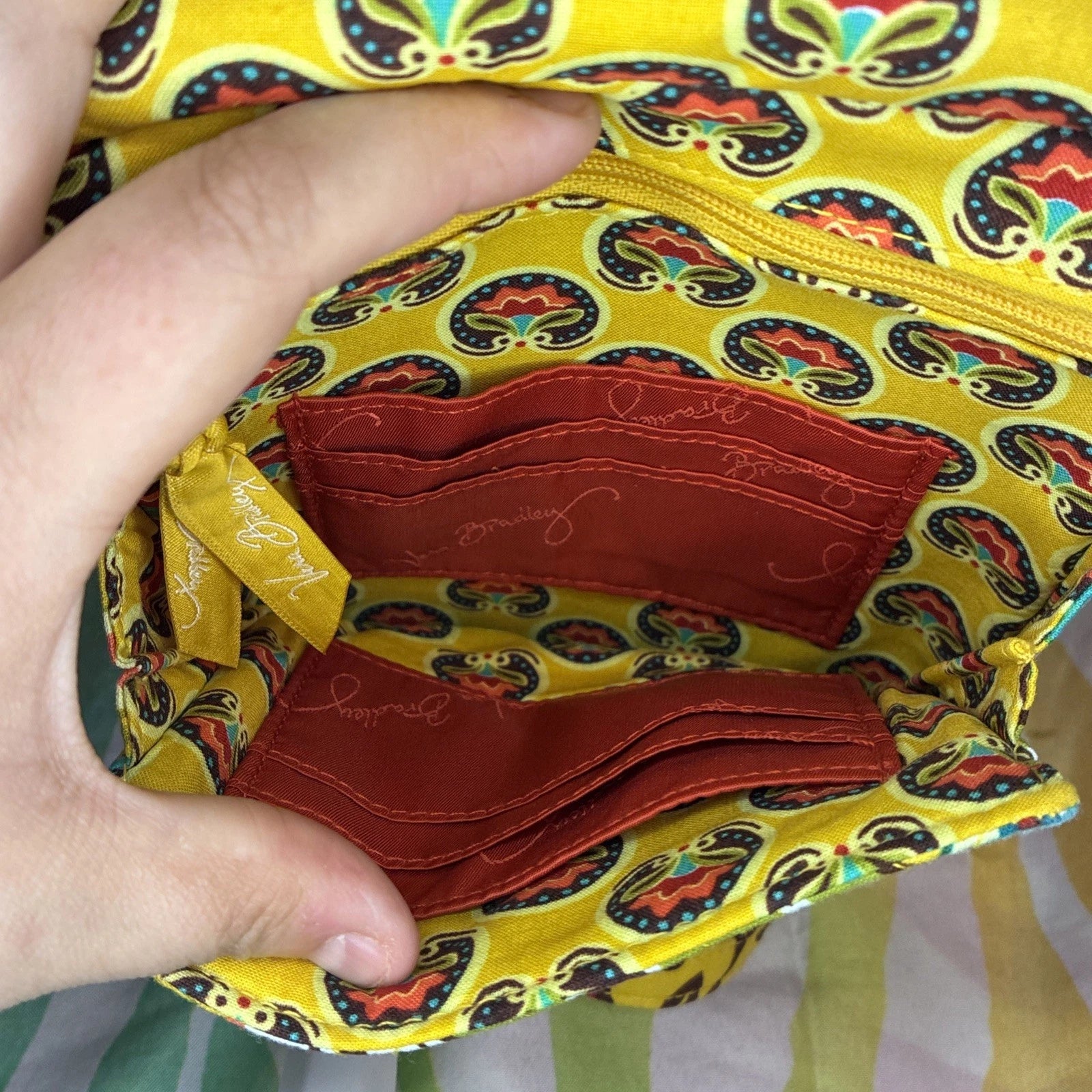 Vera Bradley Floral Paisley Provencal Mini Hipster Crossbody Bag