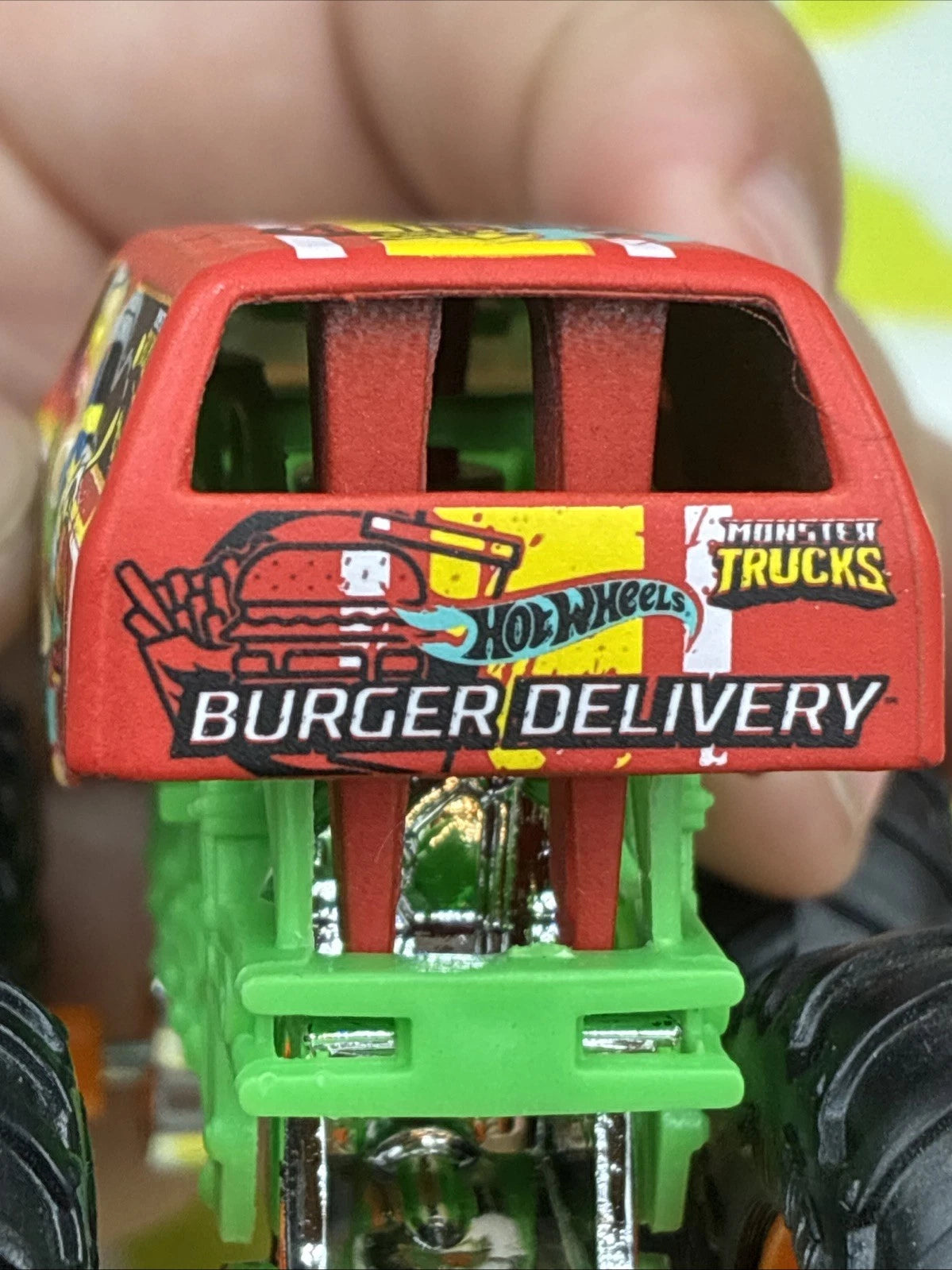 Hot Wheels Burger Delivery Monster Truck Loose