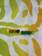 Lego Land Animal Set Of 8 Frog Figures X223 Green Yellow Gold Brown Lime