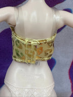 Monster High G3 Clawdeen Wolf Monster Ball Doll Clothes Gold Leopard Shirt Only