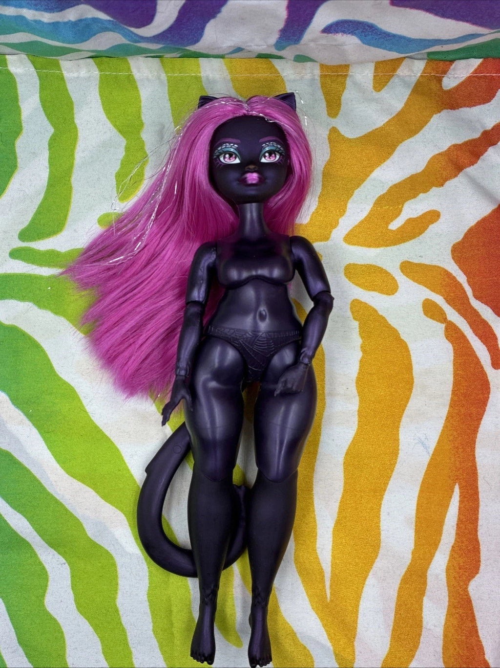 Monster High G3 Catty Noir Hauntlywood Mysteries Nude Doll W/ Tail Only