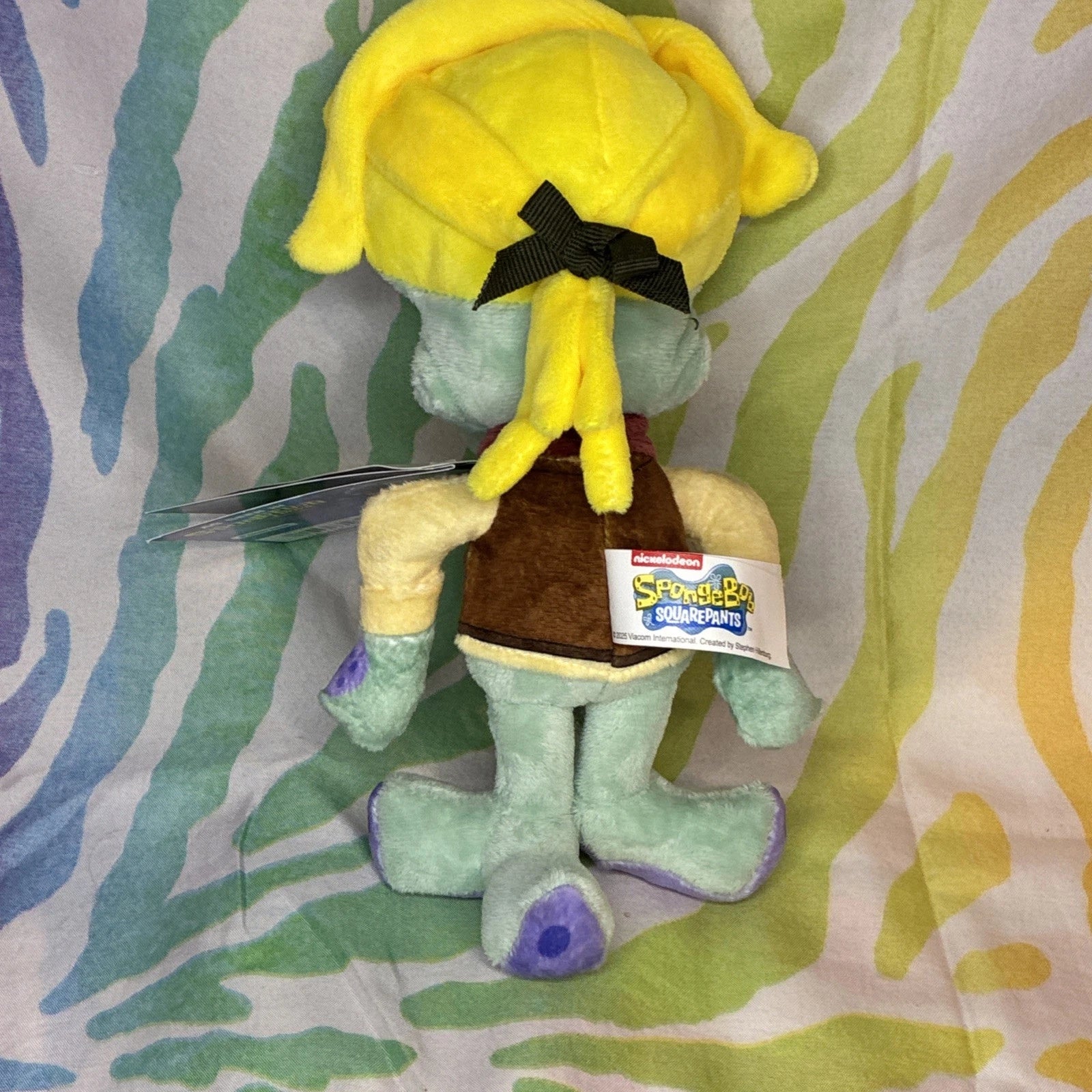 The SpongeBob Movie Bikini Bottom Glow Pals Squidward Plush NWT Glow In The Dark