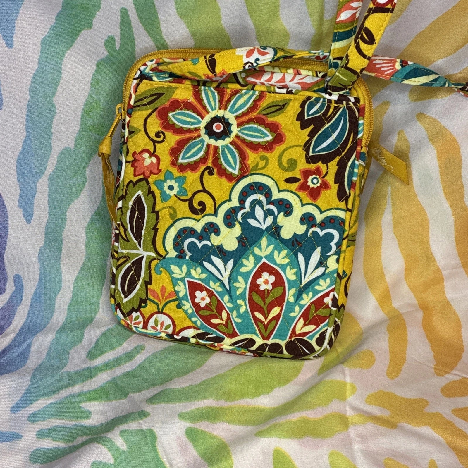 Vera Bradley Floral Paisley Provencal Mini Hipster Crossbody Bag