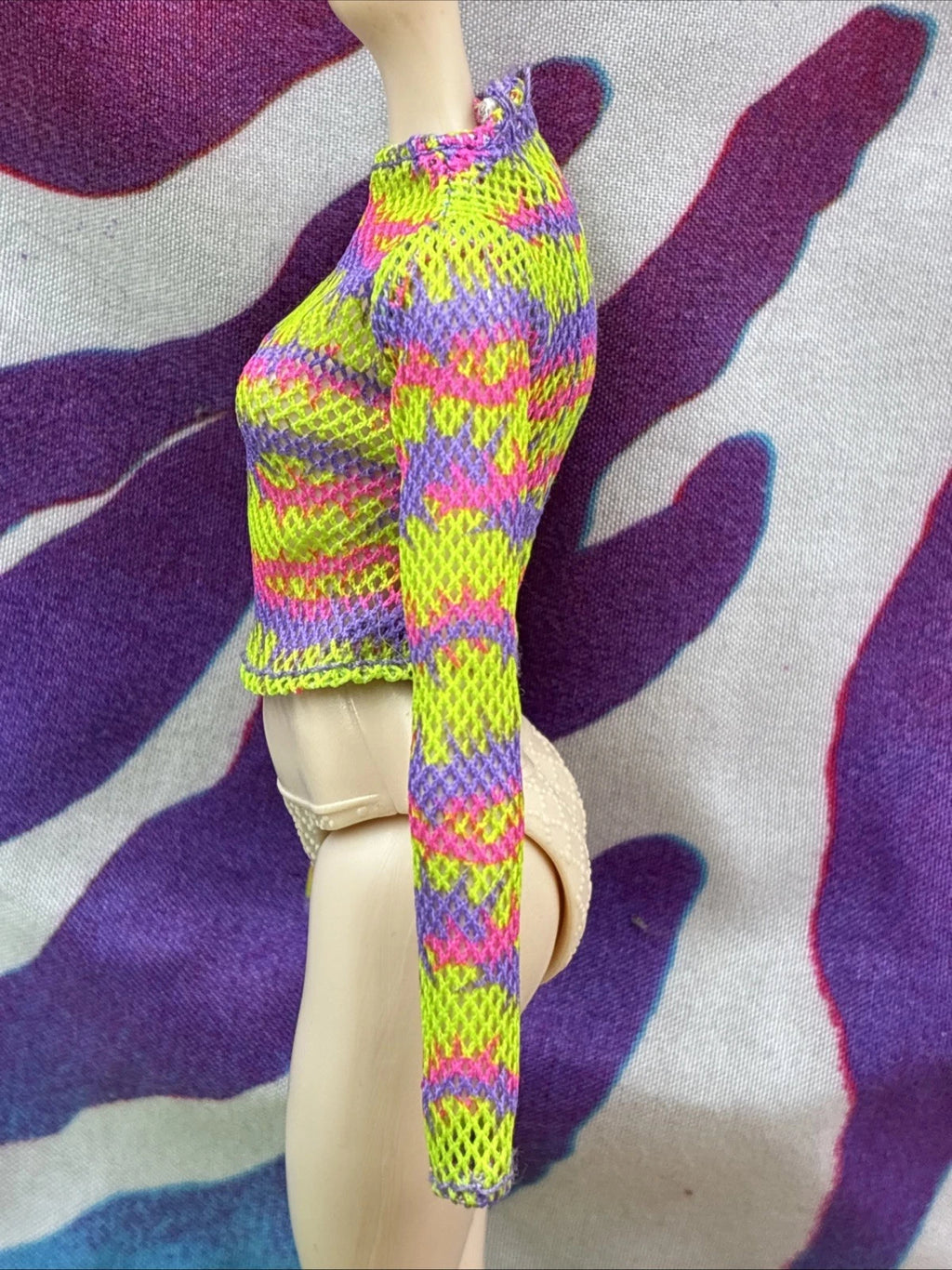 Monster High G3 Venus McFlytrap Core Doll Clothes Multicolor Fishnet Top Only