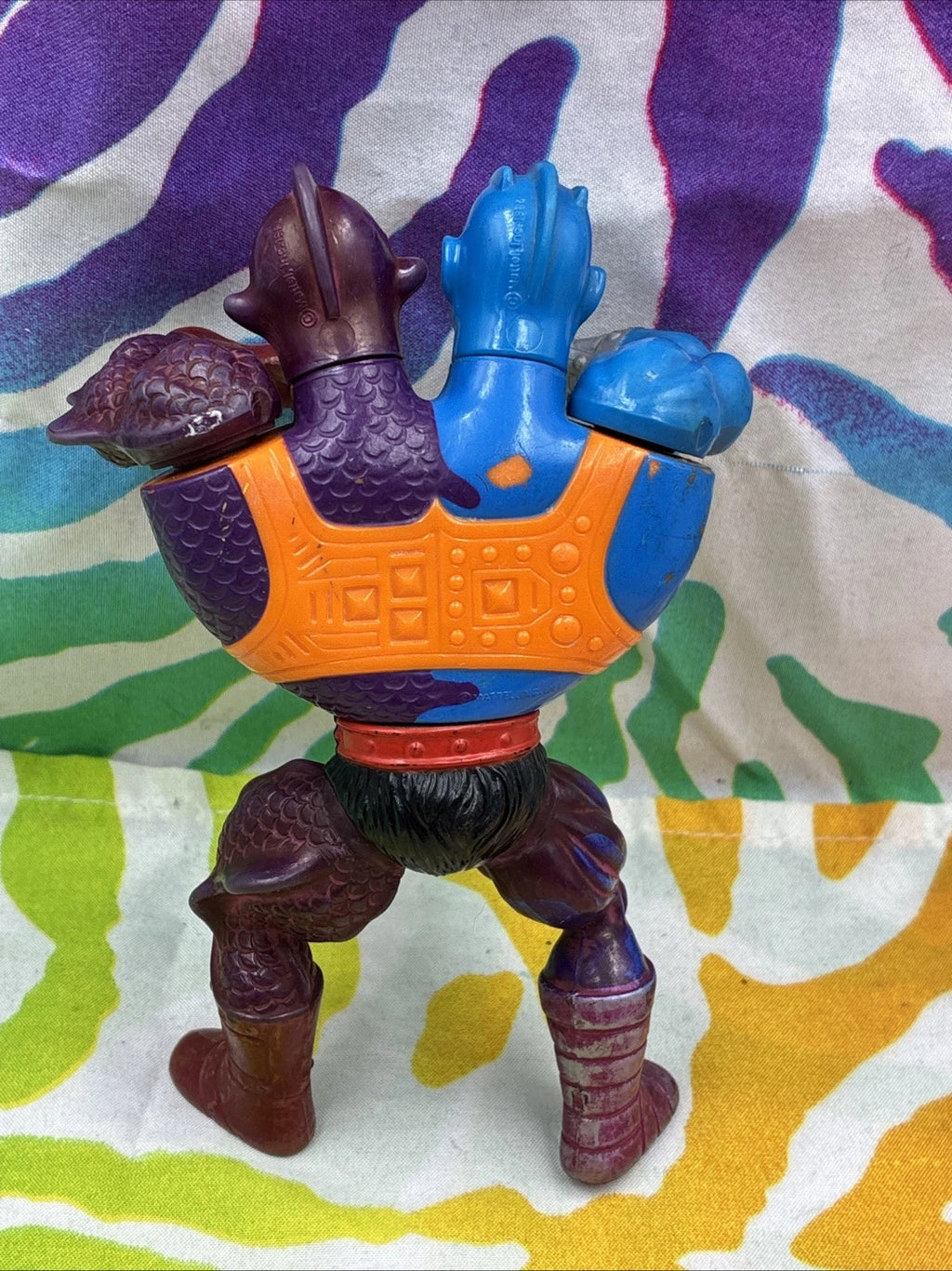 Two Bad Masters Of The Universe Round Back 1984 Mattel Vintage Action Figure