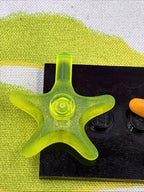 Lego Water Animal Set Of 2 Starfish Sea Star Medium Orange Trans-Neon Green X112
