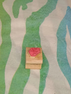 JRL Design Grass Rubber Stamp Wood
