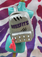 Monster High G3 Toralei Stripe Core Doll Bag Silver Backpack W/ Charm Only
