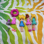 Polly Pocket Lot Of 15 Dolls & Accessories 2018 Versions
