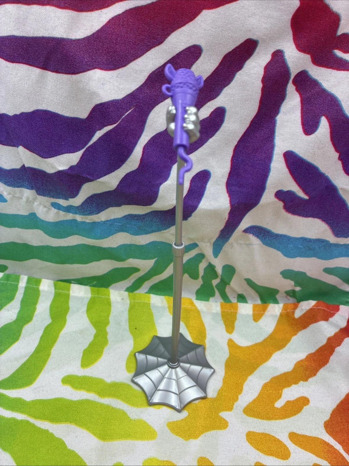 Monster High G3 Toralei Stripe Core Doll Accessory Microphone & Mic Stand Only