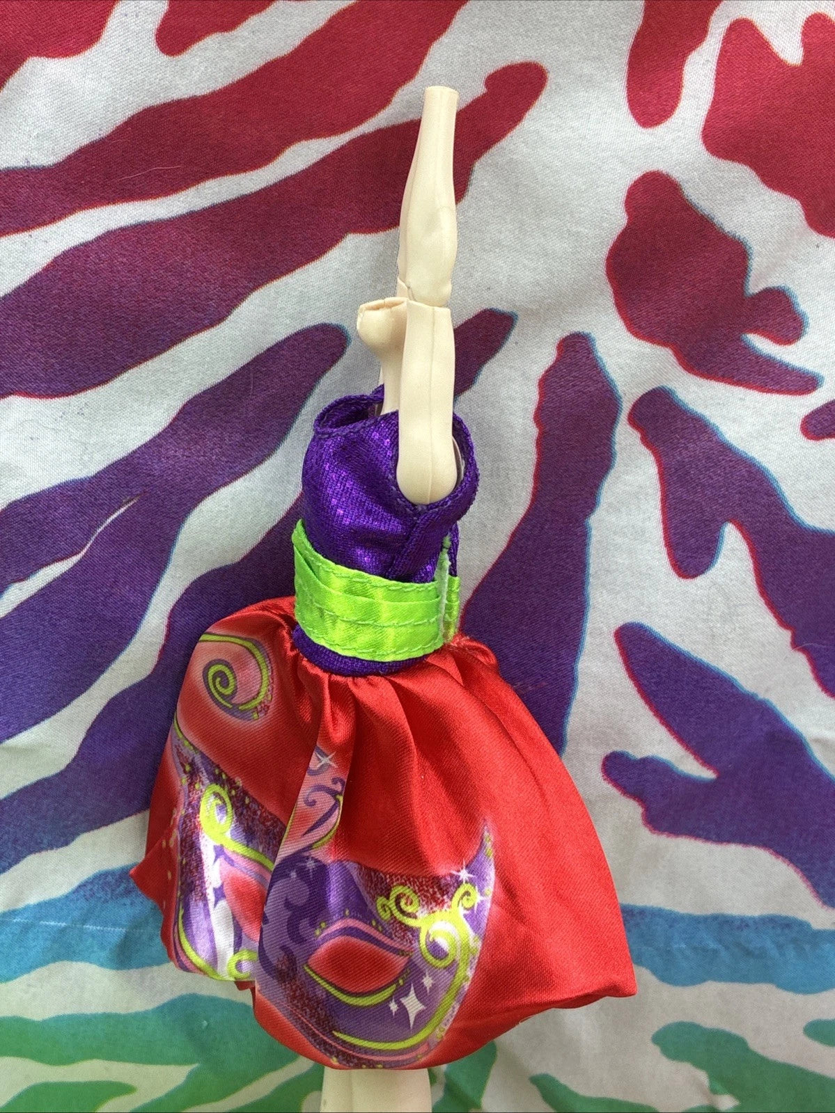 Disney Descendants Freddie Neon Lights Doll Clothes Dress Only