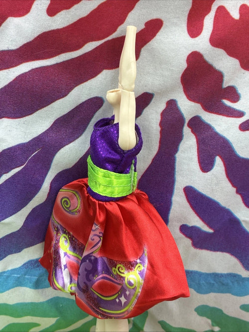 Disney Descendants Freddie Neon Lights Doll Clothes Dress Only