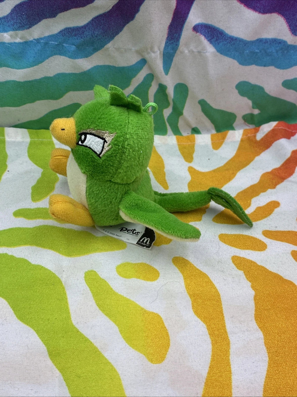Neopets McDonald’s Green Pteri Happy Meal 5” Plush Toy 2005