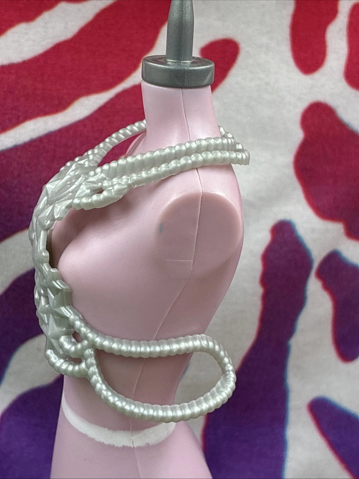 Monster High G3 Catty Noir Hauntlywood Mysteries Doll Silver Chestpiece Only