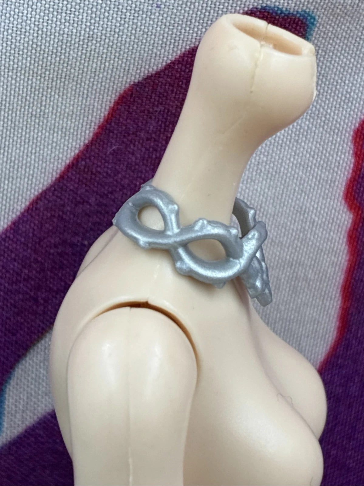 Monster High G3 Venus McFlytrap Core Doll Jewelry Silver Vine Necklace Only
