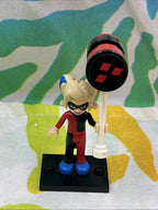 Lego DC Super Hero Girls Harley Quinn Minifigure With Hammer From Set 41236