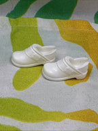 Barbie Doll Shoes White Nurse Doctor Vet Clogs Only