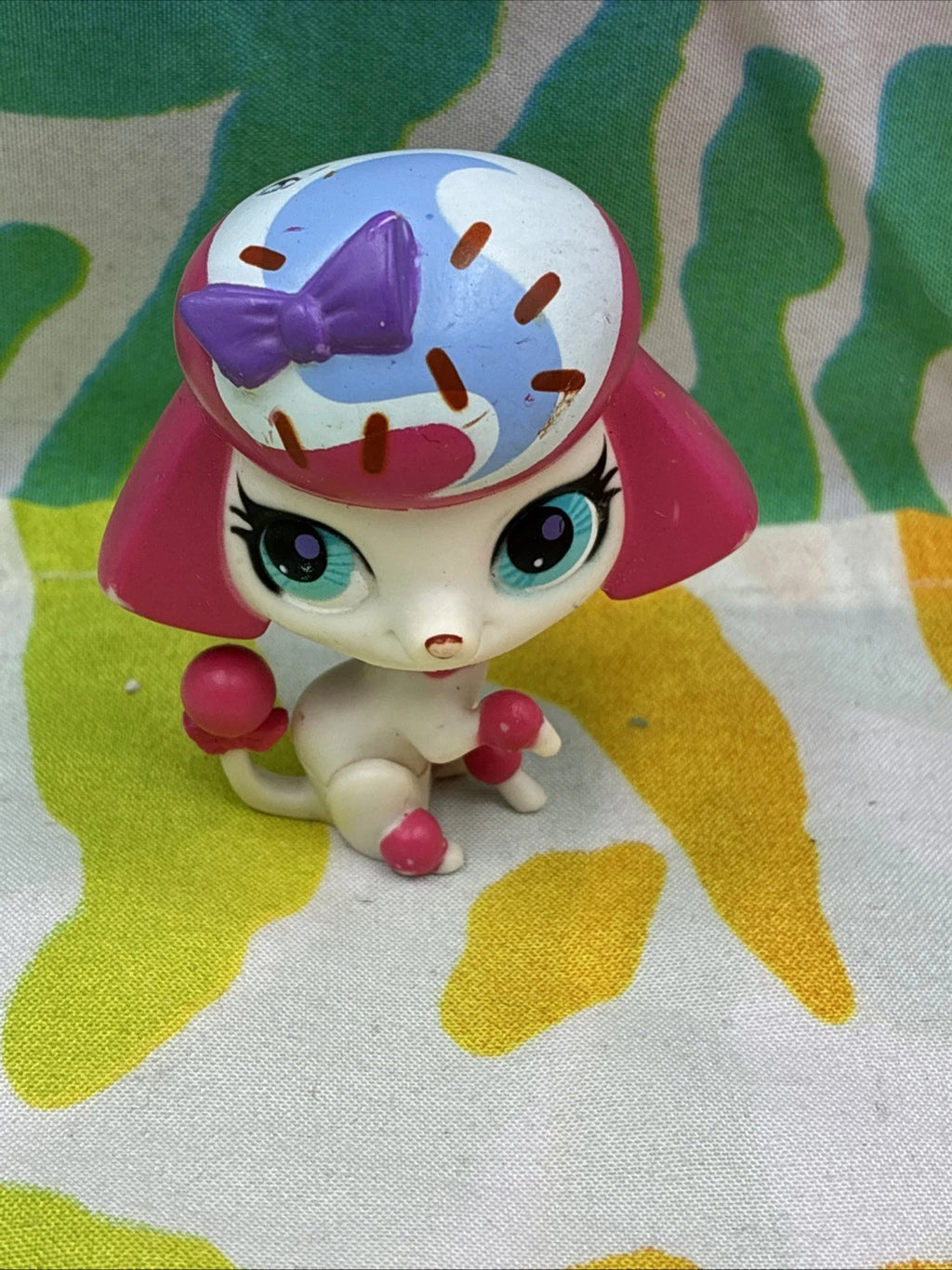 LPS Littlest Pet Shop Stylin Sweeties Poodle Dog #3020 Figure