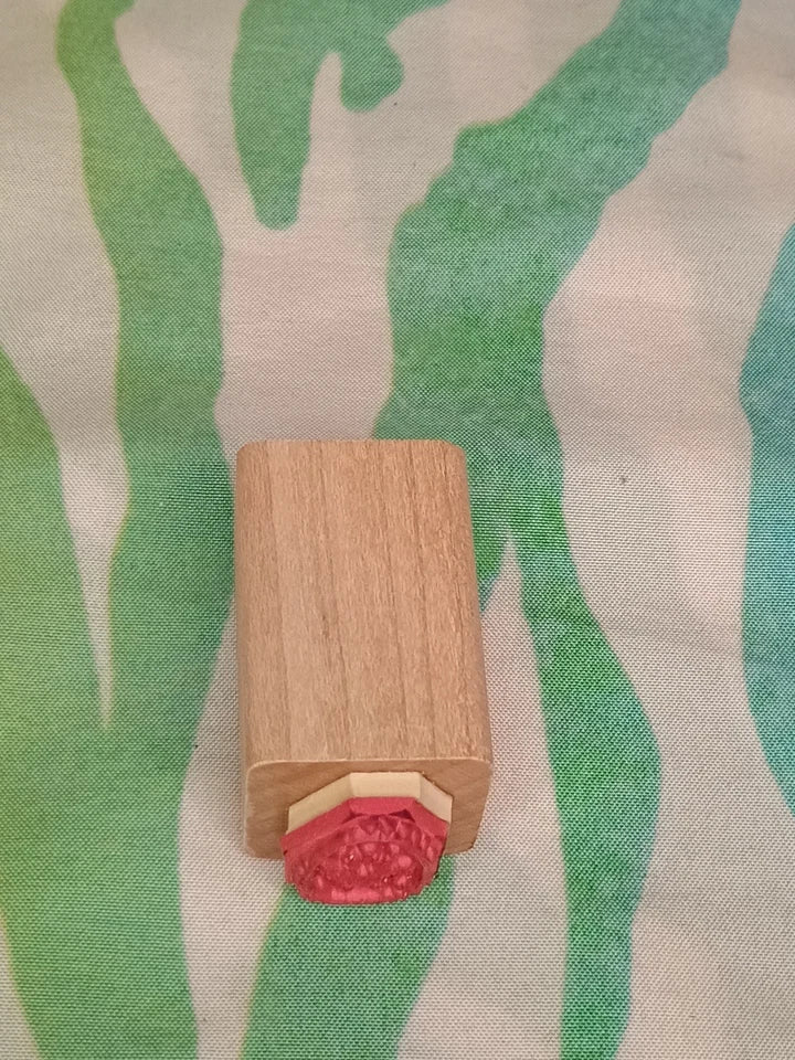 Close To My Heart Tulip Easter Egg Rubber Stamp Wood