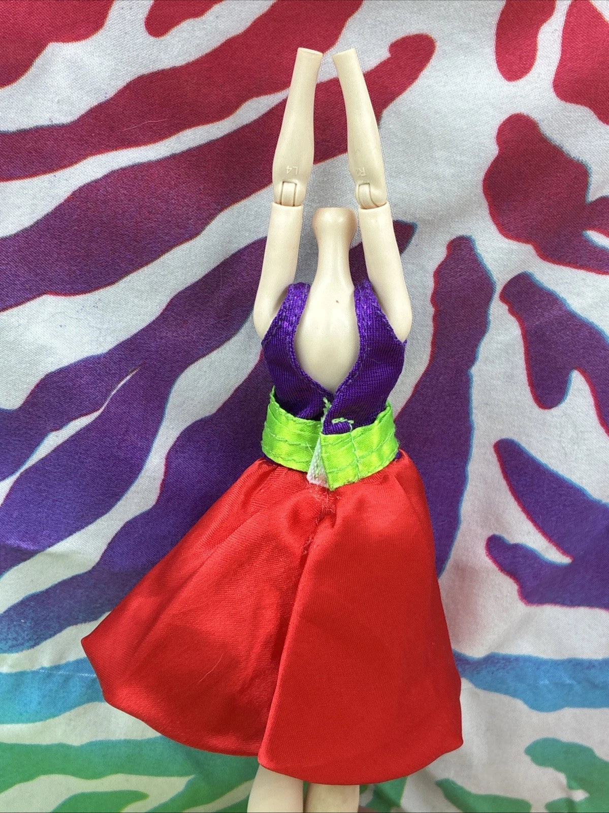 Disney Descendants Freddie Neon Lights Doll Clothes Dress Only