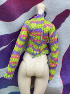 Monster High G3 Venus McFlytrap Core Doll Clothes Multicolor Fishnet Top Only