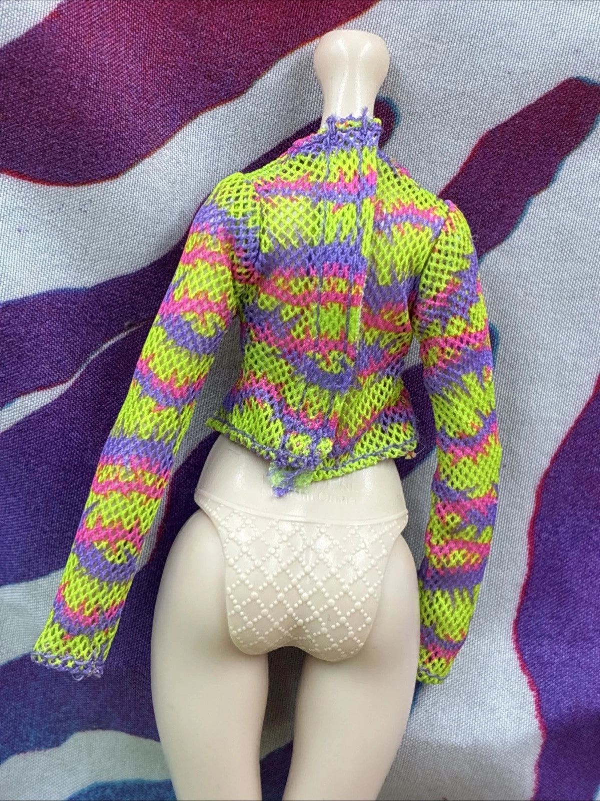 Monster High G3 Venus McFlytrap Core Doll Clothes Multicolor Fishnet Top Only