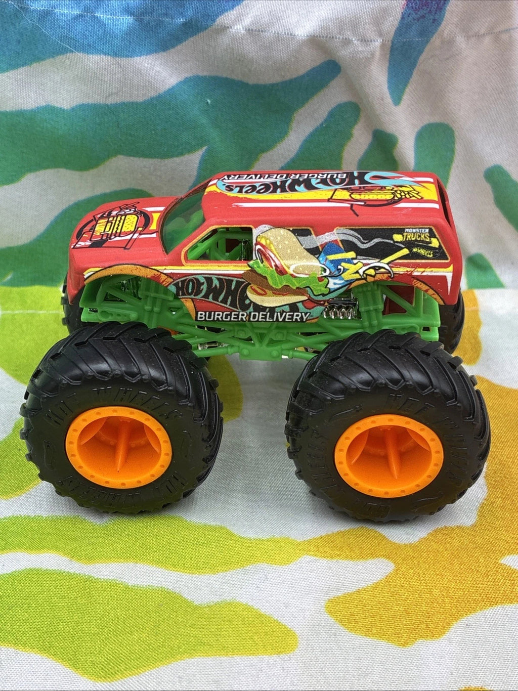 Hot Wheels Burger Delivery Monster Truck Loose
